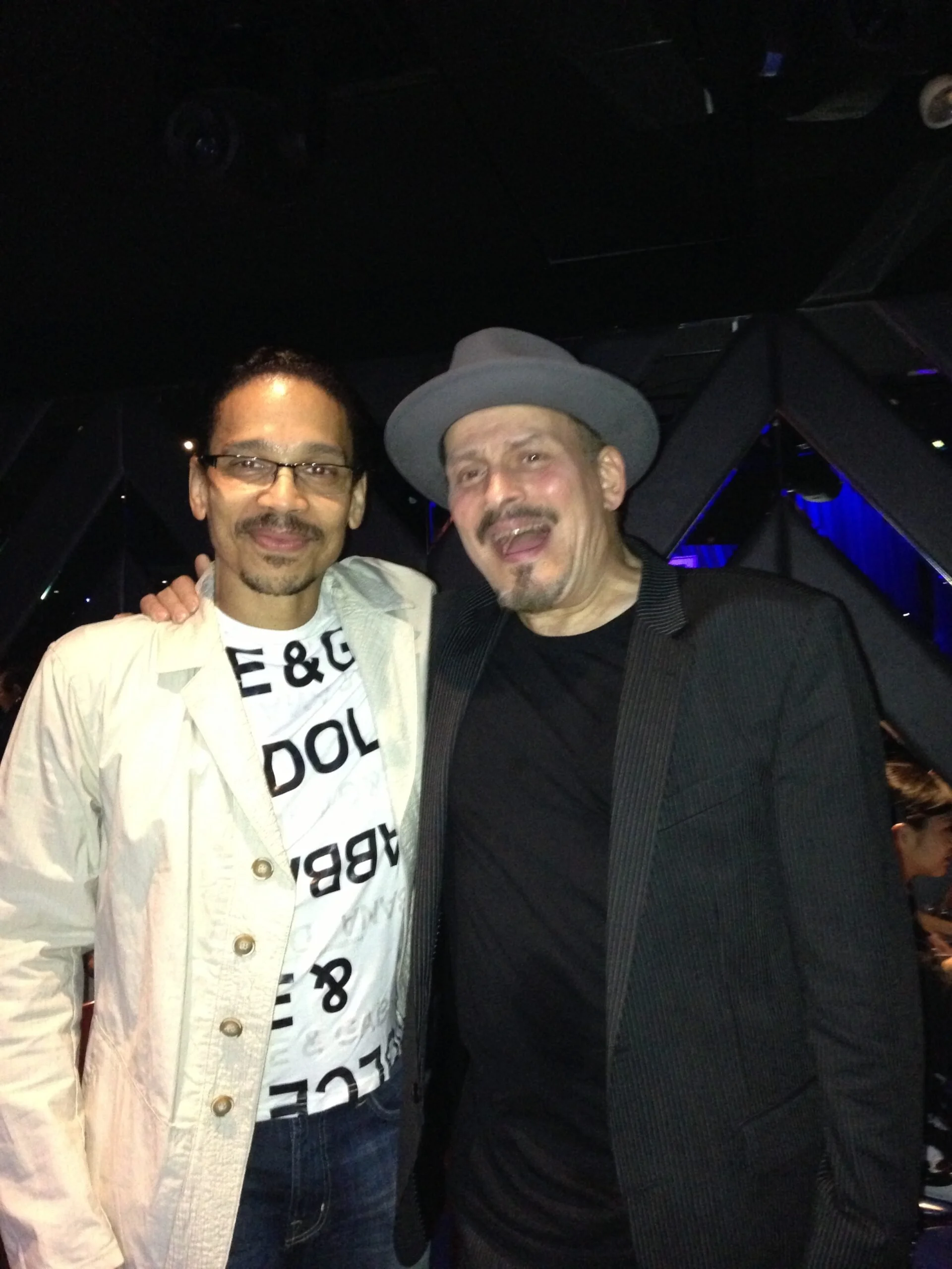 Legendary Trumpet and Percussionist Jerry Gonzalez and Bassist Leon Lee Dorsey at the Blue Note Jazz Club - NYC