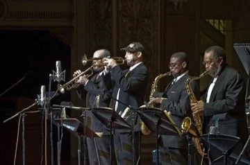 Trumpet Legend Cecil Bridgewater, Trumpet and Composer Michael Mossman, Alto Saxophonist Antonio Hart and Tenor Saxophonist Legend Bennie Maupin at the University of Pittsburgh Jazz Seminar 2008
